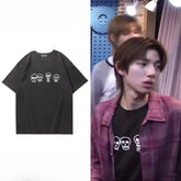 JUHOON Same Skull Print Short-sleeved T-shirt