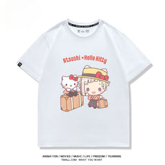 Women's Anime Print Cotton Summer T-shirt