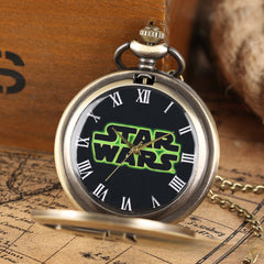 Vintage Hollow Pocket Watch Necklace