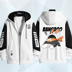 Men's and Women's Game Hooded Cardigan Coat