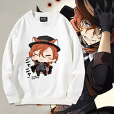 Cute Anime Printed Crew Neck Sweatshirt