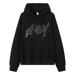 Yeonjun Same GGUM Diamond Hoodie Top