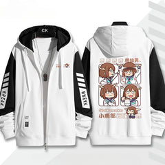 Casual Women's Anime Hooded Cardigan