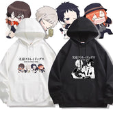 Unisex Dazai Anime Printed Pullover Hoodie