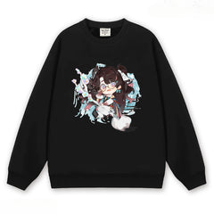 Casual Cute Game Crew Neck Sweatshirt