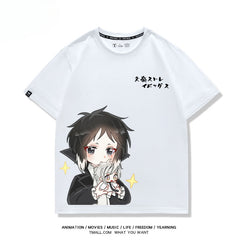 Unisex Anime Pattern Short-sleeved T-shirt