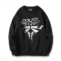 Casual Game Pattern Black Sweatshirt