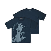 KEONHO MARTIN JAMES Portrait Print Short-sleeved T-shirt