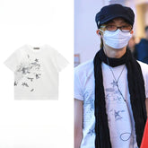 YOUNGJAE Same Style Short-sleeved T-shirt