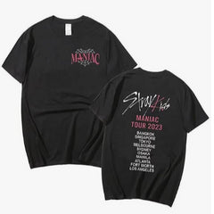 Unisex Kpop Graphic Short Sleeve T-Shirt