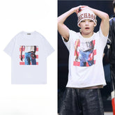 V Same Graphic Short-sleeved T-shirt