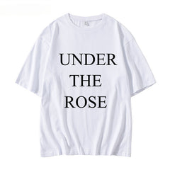 KPOP Loose Letter Half-sleeved T-shirt