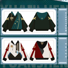 Unisex Trendy Game Cosplay Hoodie Coat