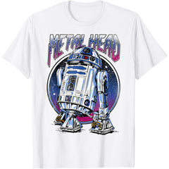 R2D2 Metal Head Vintage T-Shirt