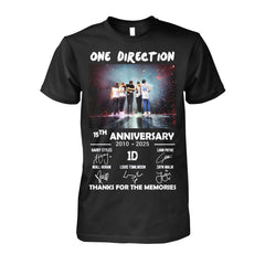 Unisex 1D 15th Anniversary T-Shirt