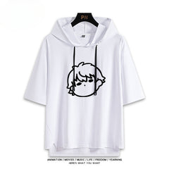 Men's and Women's Anime Nagi Hooded T-shirt