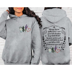 Salt Rosemary Lavender Love Print Sweatshirt