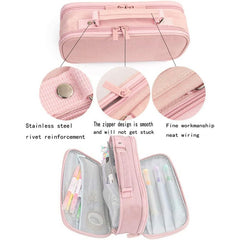 SKZ Dual Zipper Pencil Case Storage Pouch
