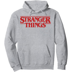 STR Simple Red Logo Pullover Hoodie