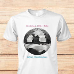 HS New Album Kiss All The Time. Disco, Occasionally White T-Shirt