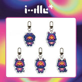 "We Made" Cartoon Acrylic Pendant Keychain