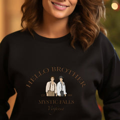 Hello Brother Salvatore Printed Sweatshirt