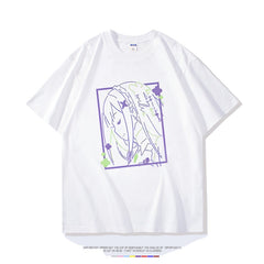 Rem Anime Cotton Short Sleeve Summer T-Shirt