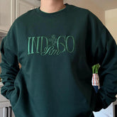 RM "INDIGO" Embroidered Sweatshirt