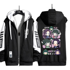 Unisex Anime Printed Thin Cardigan Jacket