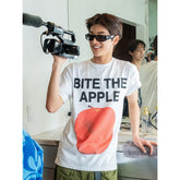 KEONHO BITE THE APPLE Short-sleeved T-shirt