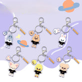 KPOP Cartoon Acrylic Double-sided Keychain
