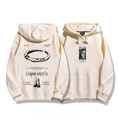 Unisex Melina Graphic Print Casual Loose Hoodie