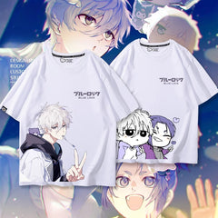 Unisex Anime Print Short-sleeved T-shirt