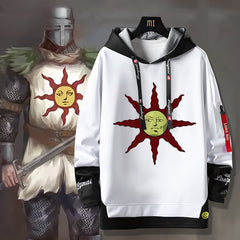 Casual Game Pattern Printed Pullover Hoodie