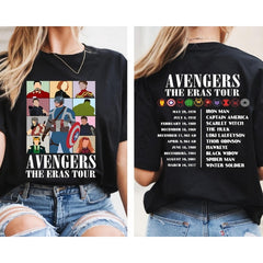 Avengers The Eras Tour SuperHeroes T-shirt