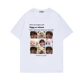 PIGGY or JUHOON Short-sleeved T-shirt