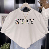 Unisex Kpop Stay Printed Loose T-shirt