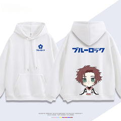 Unisex Anime Pattern Printed Pullover Hoodie