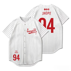 BTS Logo Baseball Jersey Top