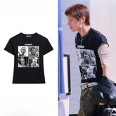 Trendy JAMES Same Short-sleeved T-shirt Top