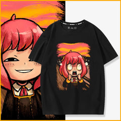 Anime Aniya Van Gogh Short-sleeved T-shirt