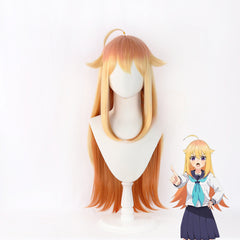 Anime Orange Long Hair Cos Wig