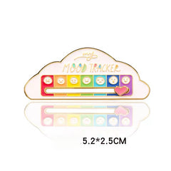 Mood Switch Brooch Badge