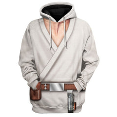 Men's Mandalorian Cosplay 3D Printed Loose Hoodie