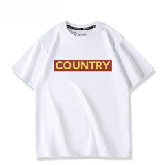 Unisex Anime Letter Cos Short-sleeved T-shirt