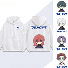 Unisex Anime Pattern Printed Pullover Hoodie