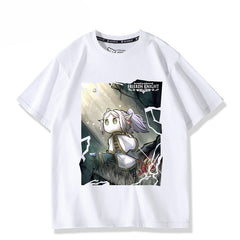 Unisex Anime Pattern Print Short-sleeved T-shirt