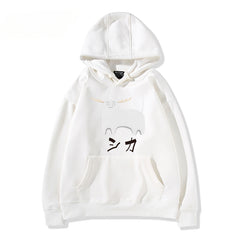 Women's Anime Graphic Print Loose Hoodie