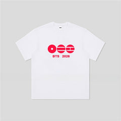 BTS 2026 LOGO Short-sleeved T-shirt Tops