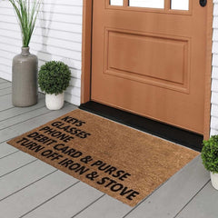 Funny Reminder Doormat